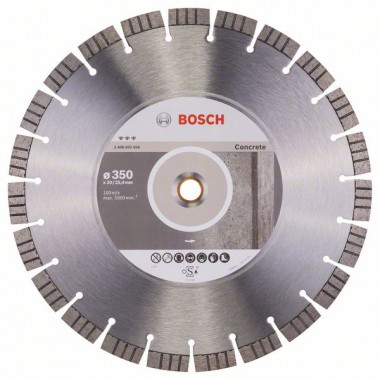 Алмазный диск Best for Concrete 350x20,00+25,40x3,2x15 мм Bosch 2608602658