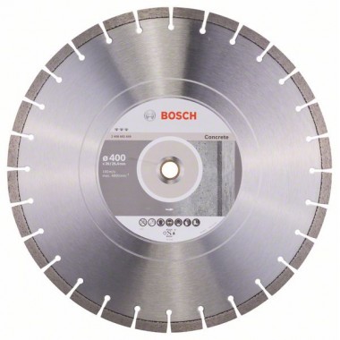 Алмазный диск Best for Concrete 400x20,00 + 25,40x3,2x12 мм Bosch 2608602659