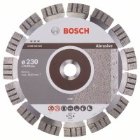 Алмазный диск Best for Abrasive 230x22,23x2,4x15 мм Bosch 2608602683
