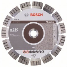 Алмазный диск Best for Abrasive 230x22,23x2,4x15 мм Bosch 2608602683