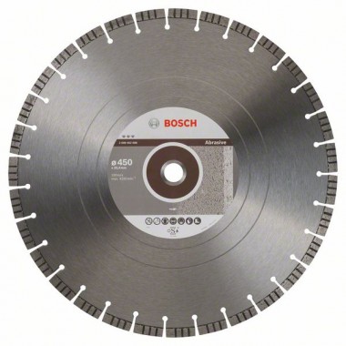 Алмазный диск Best for Abrasive 450x25,40x3,6x12 мм Bosch 2608602688