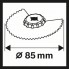 Сегментированный пильный диск BIM-TiN ACZ 85 EIB Multi Material 85 мм Bosch 2608661758