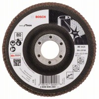 Лепестковый шлифкруг X581 Best for Inox 115x22,23 мм, 80 Bosch 2608608269