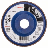 Лепестковый шлифкруг X581 Best for Inox 115x22,23 мм, 60 Bosch 2608608272