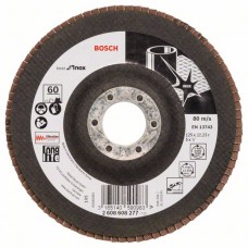 Лепестковый шлифкруг X581 Best for Inox 125x22,23 мм, 60 Bosch 2608608277