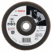 Лепестковый шлифкруг X581 Best for Inox 180x22,23 мм, 80 Bosch 2608608290