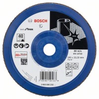 Лепестковый шлифкруг X581 Best for Inox 180x22,23 мм, 40 Bosch 2608608292