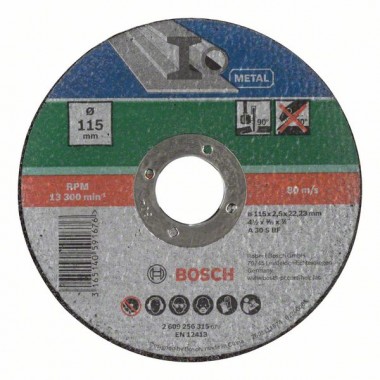Отрезной круг прямой по металлу A 30 S BF Bosch 2609256315