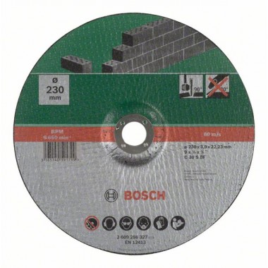 Отрезной круг изогнутый по камню C 30 S BF Bosch 2609256327