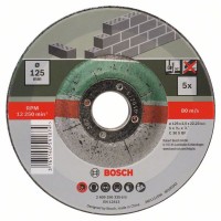 Набор из 5 отрезных кругов, выпукл., по камню C 30 S BF Bosch 2609256335