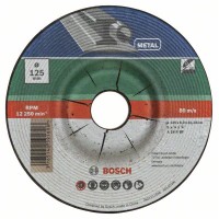 Набор из 5 обдирочных кругов, выпукл., по металлу A 24 P BF Bosch 2609256341