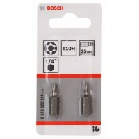 Насадка-бита T10H Security-Torx Extra Hart T10H, 25 мм Bosch 2608522009