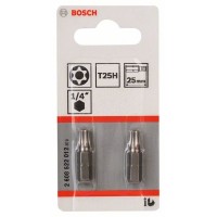 Насадка-бита T25H Security-Torx Extra Hart T25H, 25 мм Bosch 2608522012