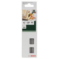 Набор из 10 клеевых стержней Cristal 7x150 мм, 60 g Bosch 2609256A04