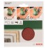 Набор из 5 шлифлистов для эксцентриковых шлифмашин 115, 80 Bosch 2609256A17