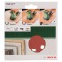 Набор из 5 шлифлистов для эксцентриковых шлифмашин 115, 240 Bosch 2609256A20