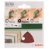 Набор из 5 шлифлистов для дельташлифмашин 93, 80 Bosch 2609256A50