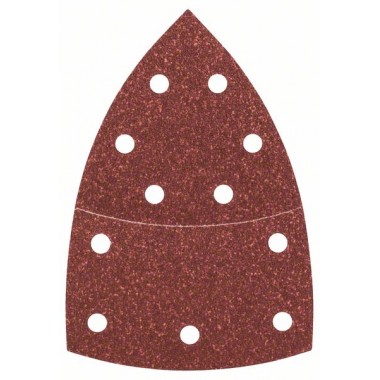 Набор из 10 шлифлистов для мультишлифмашин 102x62,93, 80 Bosch 2609256A63