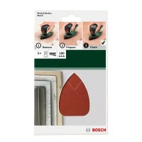 Набор из 5 шлифлистов для мультишлифмашин 95x135, 180 Bosch 2609256A71