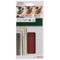 Набор из 10 шлифлистов для виброшлифмашин 93x185, 60 Bosch 2609256A81