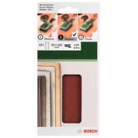 Набор из 10 шлифлистов для виброшлифмашин 93x185, 120 Bosch 2609256A83