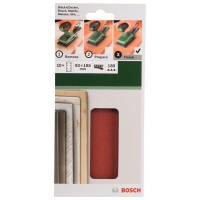 Набор из 10 шлифлистов для виброшлифмашин 93x185, 180 Bosch 2609256A84