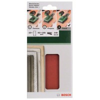 Набор из 10 шлифлистов для виброшлифмашин 93x185, 240 Bosch 2609256A85