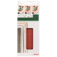 Набор из 10 шлифлистов для виброшлифмашин 93x230, 4x60; 4x120; 2x180 Bosch 2609256B00