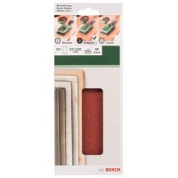 Набор из 10 шлифлистов для виброшлифмашин 93x230, 80 Bosch 2609256B10