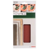 Набор из 10 шлифлистов для виброшлифмашин 115x230, 120 Bosch 2609256B22