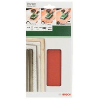 Набор из 10 шлифлистов для виброшлифмашин 115x230, 180 Bosch 2609256B23