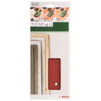 Набор из 10 шлифлистов для виброшлифмашин 115x280, 40 Bosch 2609256B26