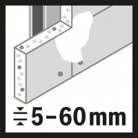 Коронка Speed for Multi Construction 40 мм, 1 9/16' Bosch 2608580736