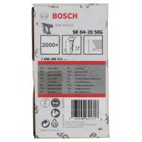 Штифт с потайной головкой SK64 20G 50 мм, оцинк. Bosch 2608200531