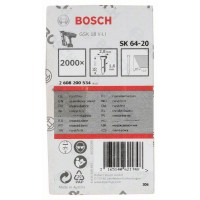Штифт с потайной головкой SK64 20NR 38 мм, высококач. сталь Bosch 2608200534