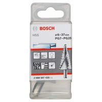 Ступенчатое сверло HSS 6 - 37 мм, 10,0 мм, 93 мм Bosch 2608587428