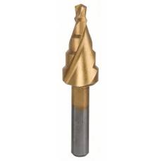 Ступенчатое сверло HSS-TiN 4 - 12 мм, 6,0 мм, 50 мм Bosch 2608587429