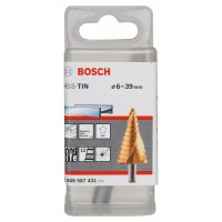 Ступенчатое сверло HSS-TiN 6 - 39 мм, 10,0 мм, 93,5 мм Bosch 2608587431