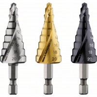 Ступенчатое сверло HSS-TiN 4 - 20 мм, 70,5 мм Bosch 2608587433