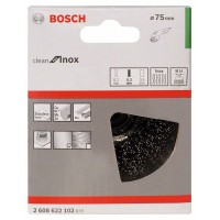 Круглая щетка, нерж. 75 мм, 0,3 мм, M14 Bosch 2608622102