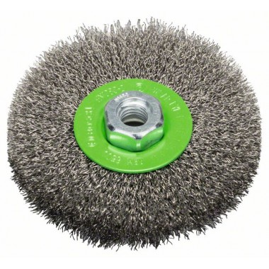 Кольцевая щетка нерж. 115 мм, 0,3 мм, M14 Bosch 2608622107
