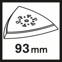 Шлифподошва Starlock AVZ93G 93 мм Bosch 2608000493