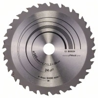 Пильный диск Speedline Wood 165x20/16x1,7 мм, 24 Bosch 2608642601
