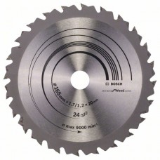 Пильный диск Speedline Wood 165x20/16x1,7 мм, 24 Bosch 2608642601