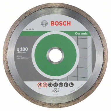 Алмазный диск Standard for Ceramic 180x22,23x1,6x7 мм Bosch 2608603233