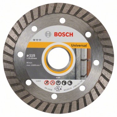 Алмазный диск Standard for Universal Turbo 115x22,23x2x10 мм Bosch 2608603249