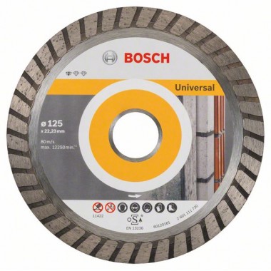 Алмазный диск Standard for Universal Turbo 125x22,23x2x10 мм Bosch 2608603250