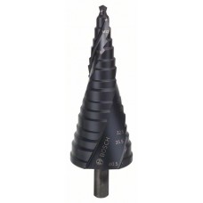 Ступенчатое сверло HSS-AlTiN M10-M40, 10,0 мм, 125,5 мм Bosch 2608588071