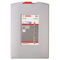 Набор из 19 сверл по металлу HSS-G, DIN 338, 135°, в ProBox 1-10 мм Bosch 2608587013