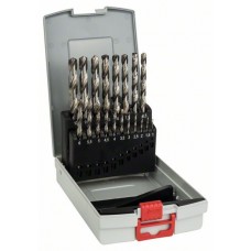 Набор из 19 сверл по металлу HSS-G, DIN 338, 135°, в ProBox 1-10 мм Bosch 2608587013